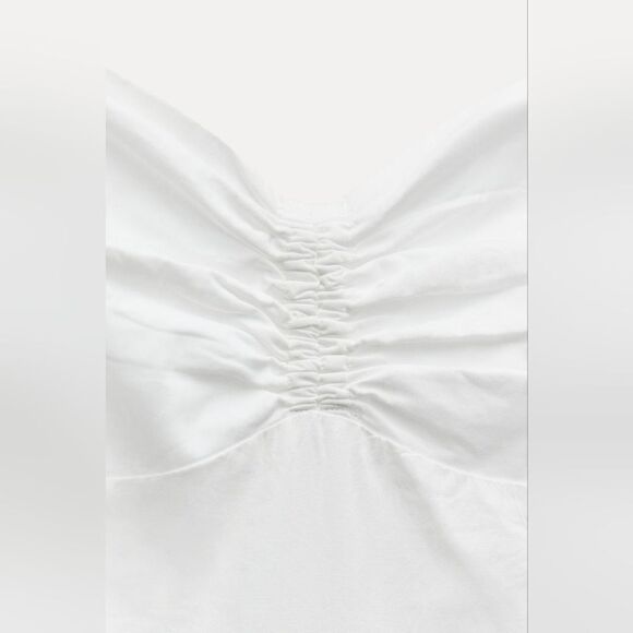 NWTโZARA STRAPPY GABARDINEโDRESS - Picture 7 of 8